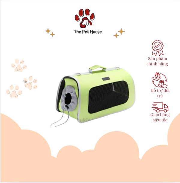 Giỏ Đựng Mèo Nhiều Màu Sắc Không Họa Tiết -A2456 - Hình ảnh 4