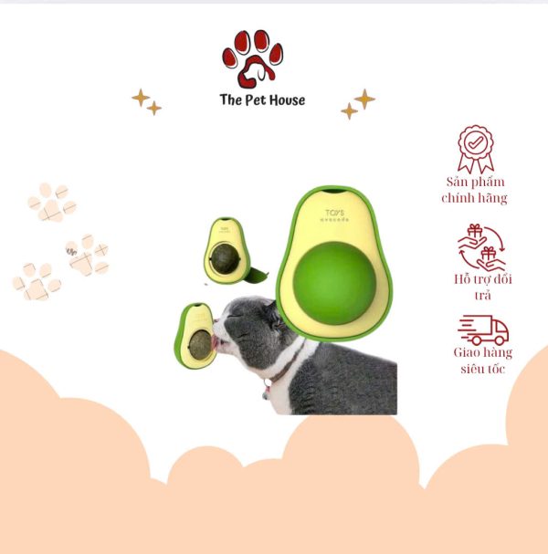 Viên Liếm Cho Mèo Xoay Gắn Tường -A3234 - Hình ảnh 2