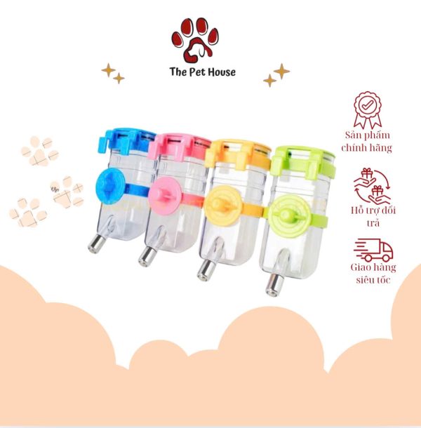 Bình Nước Cho Chó Mèo Gắn Chuồng Tự ĐộnG -BHNBH
